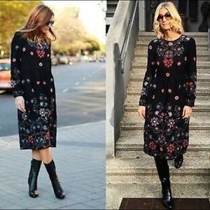 Zara Embroidered Dress
